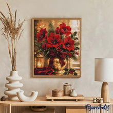 Cargar imagen en el visor de la galería, Diamond Painting - Flores de Pascua