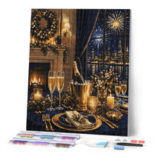 Cargar imagen en el visor de la galería, Diamond Painting - Elegante cena de Año Nuevo
