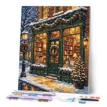 Cargar imagen en el visor de la galería, Diamond Painting - Librería de Navidad