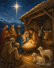 Cargar imagen en el visor de la galería, Diamond Painting - Belén de Navidad