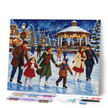 Cargar imagen en el visor de la galería, Diamond Painting - Diversión invernal en familia