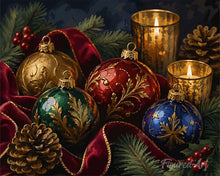 Cargar imagen en el visor de la galería, Diamond Painting - Bolas de Navidad