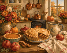 Cargar imagen en el visor de la galería, Diamond Painting - Cocina de Otoño con Tartas Caseras