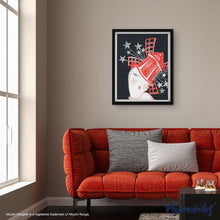 Cargar imagen en el visor de la galería, Diamond Painting - Cartel Moulin Rouge - París bajo las estrellas 40x50cm con bastidor montado