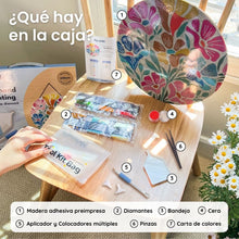 Cargar imagen en el visor de la galería, Diamond Painting en Disco de Madera - Zorro