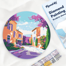 Cargar imagen en el visor de la galería, Diamond Painting en Disco de Madera - Provenza Primavera