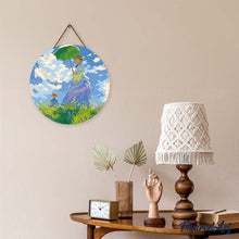 Cargar imagen en el visor de la galería, Diamond Painting en Disco de Madera - El Paseo - Monet