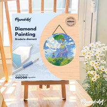 Cargar imagen en el visor de la galería, Diamond Painting en Disco de Madera - El Paseo - Monet