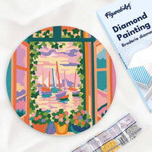 Cargar imagen en el visor de la galería, Diamond Painting en Disco de Madera - La ventana abierta - Matisse