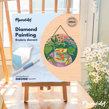 Cargar imagen en el visor de la galería, Diamond Painting en Disco de Madera - Los peces rojos - Matisse