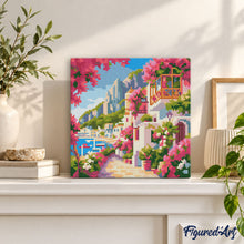 Cargar imagen en el visor de la galería, Mini Diamond Painting 25x25cm - Calle Florida de Capri
