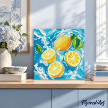 Cargar imagen en el visor de la galería, Mini Diamond Painting 25x25cm - Brisa de cítricos