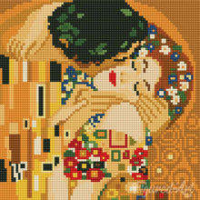 Cargar imagen en el visor de la galería, Mini Diamond Painting 25x25cm - El beso - Klimt