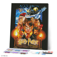 Cargar imagen en el visor de la galería, Diamond Painting - Harry Potter y la Piedra Filosofal 40x50cm con bastidor montado