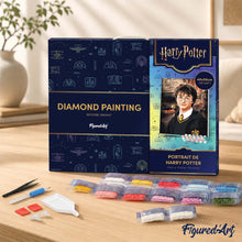 Cargar imagen en el visor de la galería, Diamond Painting - Retrato de Harry Potter 40x50cm con bastidor montado