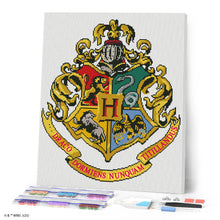 Cargar imagen en el visor de la galería, Diamond Painting - Escudo de Hogwarts - Harry Potter 40x50cm con bastidor montado