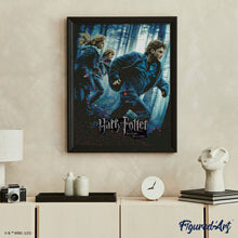 Cargar imagen en el visor de la galería, Diamond Painting - Harry Potter y las Reliquias de la Muerte - Parte 1 40x50cm con bastidor montado