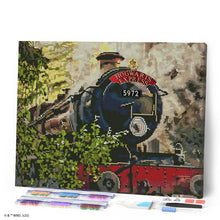 Cargar imagen en el visor de la galería, Diamond Painting - Hogwarts Express - Harry Potter 40x50cm con bastidor montado