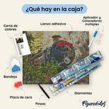 Cargar imagen en el visor de la galería, Diamond Painting - Hogwarts Express - Harry Potter 40x50cm con bastidor montado