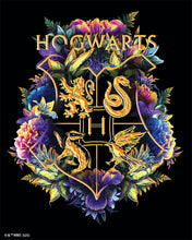 Cargar imagen en el visor de la galería, Diamond Painting - Escudo floral de Hogwarts - Harry Potter 40x50cm con bastidor montado