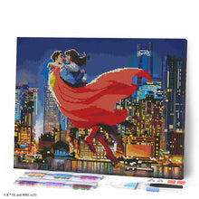 Cargar imagen en el visor de la galería, Diamond Painting - Superman y Lois en el cielo 40x50cm con bastidor montado