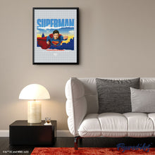Cargar imagen en el visor de la galería, Diamond Painting - Superman con el skyline 40x50cm con bastidor montado