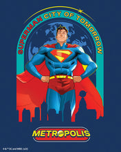 Cargar imagen en el visor de la galería, Diamond Painting - Superman - Ciudad del Mañana 40x50cm con bastidor montado