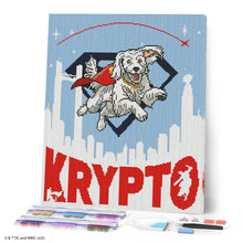 Cargar imagen en el visor de la galería, Diamond Painting - Krypto en vuelo - Superman 40x50cm con bastidor montado