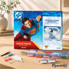 Cargar imagen en el visor de la galería, Diamond Painting - Fortaleza de la Soledad - Superman 40x50cm con bastidor montado