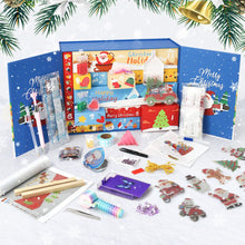 Cargar imagen en el visor de la galería, Diamond Painting Calendario de Adviento 2025 - 12 Días de Magia Navideña (Azul) Figured'Art