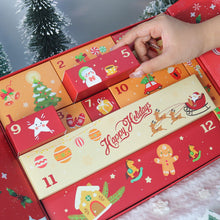 Cargar imagen en el visor de la galería, Diamond Painting Calendario de Adviento 2025 - 12 Días de Magia Navideña (Rojo)
