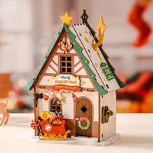 Cargar imagen en el visor de la galería, Casa Miniatura Casa de Navidad Brillante