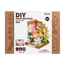 Cargar imagen en el visor de la galería, Casa Miniatura Patio de Té Elegante