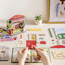 Cargar imagen en el visor de la galería, Casa Miniatura - Puesto de dulces de Navidad