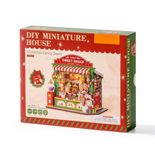 Cargar imagen en el visor de la galería, Casa Miniatura - Puesto de dulces de Navidad