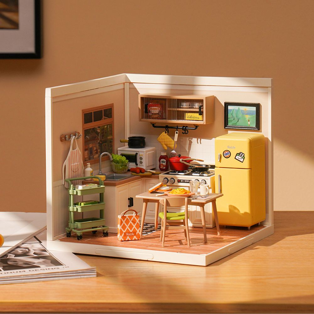 Casa Miniatura Cocina de Comidas Felices – Figured'Art