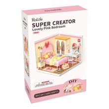Cargar imagen en el visor de la galería, Casa Miniatura - Dormitorio rosa encantador