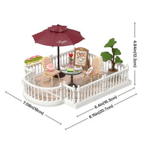 Cargar imagen en el visor de la galería, Casa Miniatura - Terraza de café chic