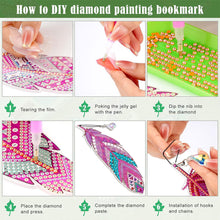 Cargar imagen en el visor de la galería, 3x Cubiertas de Marcapáginas Diamond Painting