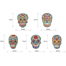 Cargar imagen en el visor de la galería, Colgante Diamond Painting Cráneo Conjunto de 5 piezas