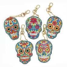 Cargar imagen en el visor de la galería, Colgante Diamond Painting Calavera Conjunto de 5 piezas