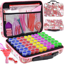 Cargar imagen en el visor de la galería, Estuche Diamond Painting Mariposas con 60 Compartimentos + Accesorios