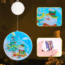 Cargar imagen en el visor de la galería, Lámpara LED Diamond Painting Colgante Navidad