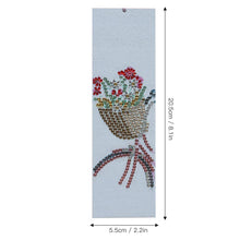 Cargar imagen en el visor de la galería, Marcapáginas Diamond Painting Cesta de Flores