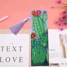 Cargar imagen en el visor de la galería, Marcapáginas Diamond Painting Cactus