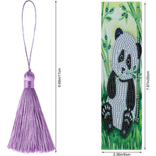 Cargar imagen en el visor de la galería, Marcapáginas Diamond Painting Panda