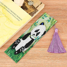 Cargar imagen en el visor de la galería, Marcapáginas Diamond Painting Panda