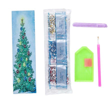 Cargar imagen en el visor de la galería, Marcapáginas Diamond Painting Árbol de Navidad