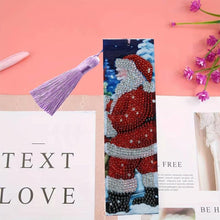 Cargar imagen en el visor de la galería, Marcapáginas Diamond Painting Papá Noel