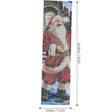 Cargar imagen en el visor de la galería, Marcapáginas Diamond Painting con Papá Noel